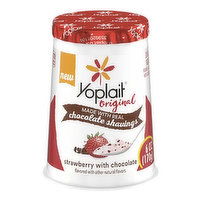 Yoplait  Low Fat Strawberry Chocolate Yogurt, 6 Ounce