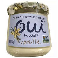 Yoplait Oui French Style Yogurt, Vanilla, 5 Ounce