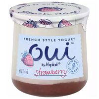 Yoplait Oui Yogurt, Strawberry, 5 Ounce