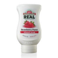 Real Strawberry Puree Infused Syrup, 16.9 Ounce