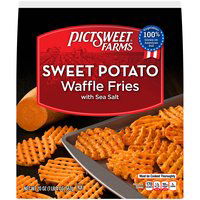 Pictsweet Waffle Fries, Sweet Potato, Sea Salt, 20 Ounce