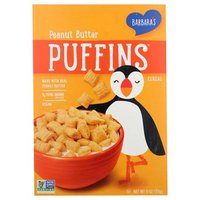 Barbaras Puffins Cereal, Peanut Butter, 11 Ounce