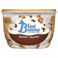 Blue Bunny Ice Cream, Sign-Bunny Tracks, 46 Ounce