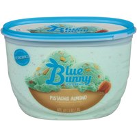 Blue Bunny Pistachio Almond Ice Cream, 48 Ounce