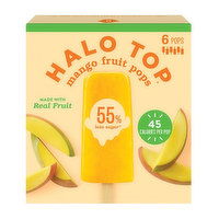 Halo Top Mango Fruit Pops, 6 Each