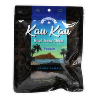 Kau Kau Beef Chips Pepper, 1 Ounce