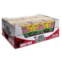 Nissin Cup Noodle, Beef Flavor, Family Pack, (Pack of 6), 6 Each