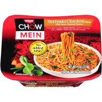 Nissin Chow Mein Teriyaki Chicken Flavor Chow Mein Noodles, 4 Ounce