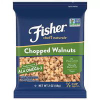 Fisher Chef's Naturals Chopped Walnuts, 2 Ounce