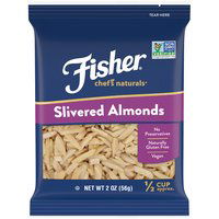 Fisher Chef's Naturals Silvered Almonds, 2 Ounce