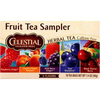 Celestial Seasonings Tea, Fruit Sampler, 18 Each