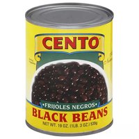 Cento Black Beans, 19 Ounce