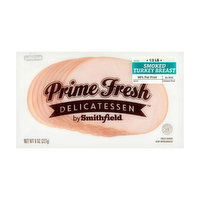 Smithfield Prime Fresh Delicatessen Smoked Turkey Breast, 8 Ounce