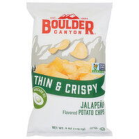 Boulder Chips Thin Jalapeno, 6 Ounce