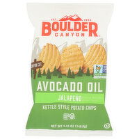 Boulder Canyon Avocado Oil Chips Jalapeno, 5.25 Ounce