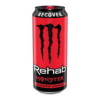 Monster Rehab Strawberry Lemonade, 16 Ounce