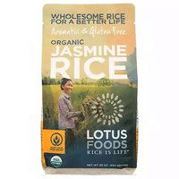 Lotus Organic White Jasmine Rice, 30 Ounce