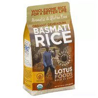 Lotus Organic Basmati Rice, White, 30 Ounce