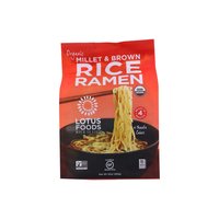 Lotus Foods Millet Brown Rice Ramen 4pk, 10 Ounce