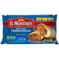 El Monterey Beef & Bean Chimichangas, 32 Ounce