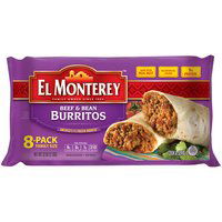 El Monterey Beef & Bean Burritos, 32 Ounce