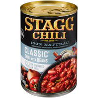 Stagg Chili, Classic with Beans , 15 Ounce