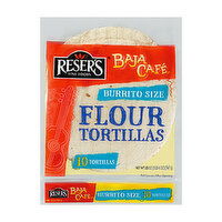 Resers White Flour Tortillas 10", 16 Ounce