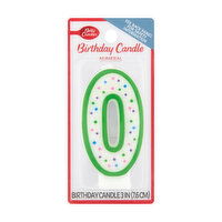 Betty Crocker Numeral 0 Birthday Candle, 1 Each