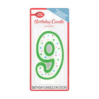 Betty Crocker Numeral 9 Birthday Candle, 1 Each