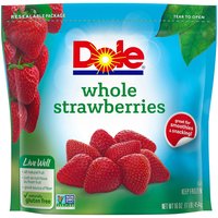 Dole Whole Strawberries, Frozen, 16 Ounce