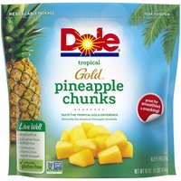 Dole Frozen Gold Pineapple Chunks, 16 Ounce