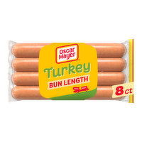 Oscar Mayer Bun-Length Turkey Hot Dogs, 16 Ounce