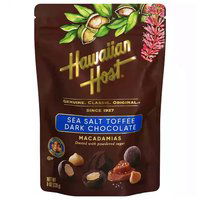 Hawaiian Host Macadamias, Sea Salt, Toffee, Dark Chocolate, 7 Ounce