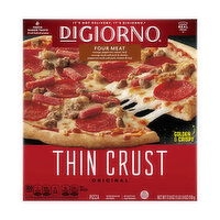 Digiorno Classic Thin 4 Meat Pizza, 12 Inch