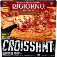 Digiorno Croissant Crust Three Meat Pizza, 26.4 Ounce