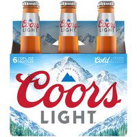 Coors Light Beer, Bottles (Pack of 6), 72 Ounce