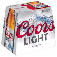 Coors Light Beer, Bottles (Pack of 12), 144 Ounce