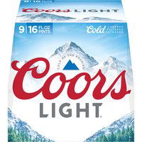 Coors Light Alumatek, Bottles (Pack of 9), 144 Ounce