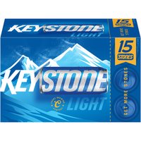 Keystone Light Beer, Cans (Pack of 15), 180 Ounce