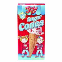 Joy Sugar Ice Cream Cones, 12 Each