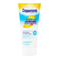 Coppertone Sport Mineral Broad Spectrum Sunscreen, SPF 50, 5 Ounce