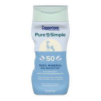 Coppertone Pure & Simple Broad Spectrum Sunscreen, SPF 50, 6 Ounce