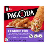 Pagoda Chicken Egg Rolls, 22 Ounce