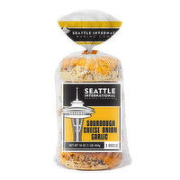 Seattle International  Garlic Cheese Bagels, 16 Ounce