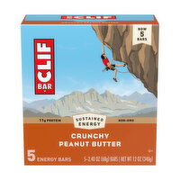 Clif Crunchy Peanut Butter (5-pack), 12 Ounce