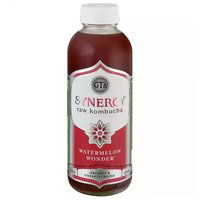 GT's Synergy Raw Kombucha, Watermelon Wonder, 16 Ounce