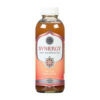 GT's Synergy Peach Paradise Kombucha, 16 Ounce