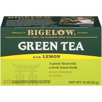 Bigelow Tea, Green Tea with Lemon, 20 Each