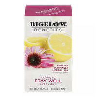 Bigelow Benefits Stay Well, 18 Each