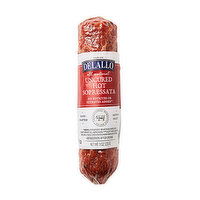 Delallo Hot Sopressata, 9 Ounce